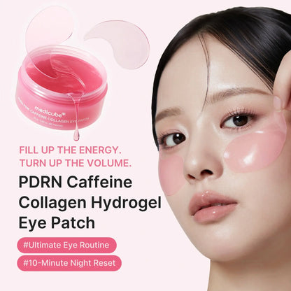 Medicube PDRN Eye Glow Duo: PDRN Collagen Volume Multi Balm Stick and Caffeine Eye Patches